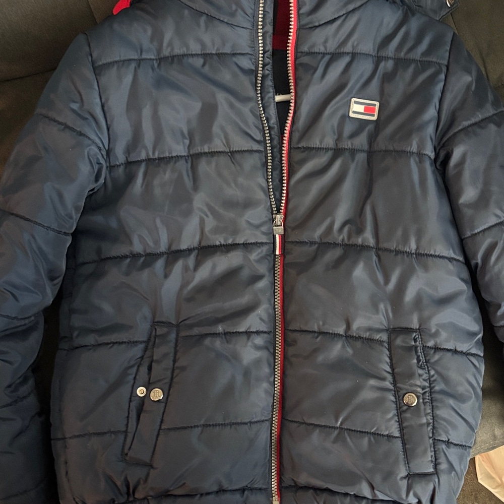 Tommy Hilfiger Men's Dark Blue Puffer Jacket